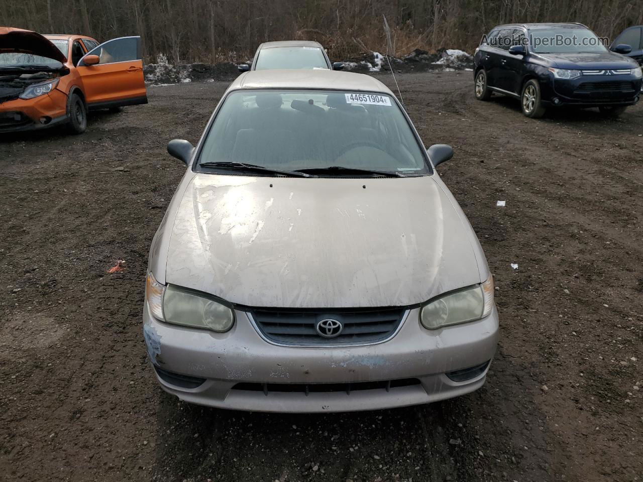 2002 Toyota Corolla Ce Tan vin: 2T1BR12E52C883826