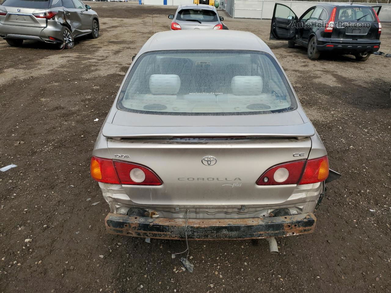 2002 Toyota Corolla Ce Tan vin: 2T1BR12E52C883826