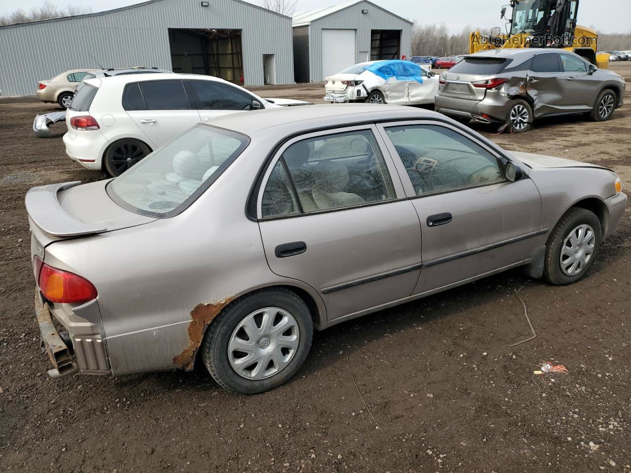 2002 Toyota Corolla Ce Tan vin: 2T1BR12E52C883826