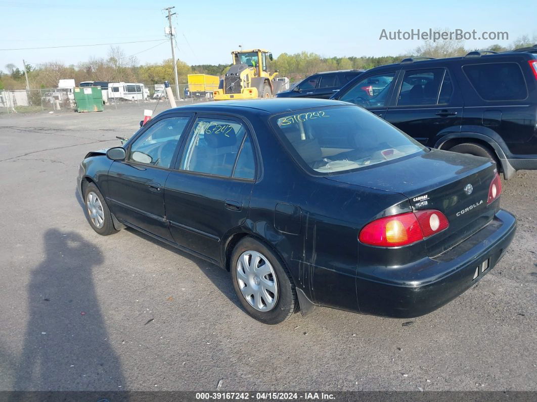 2002 Toyota Corolla Le Black vin: 2T1BR12E62C538899