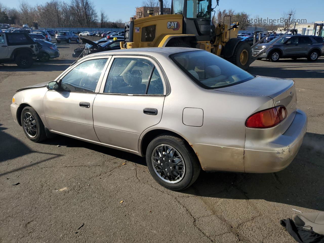 2002 Toyota Corolla Ce Желто-коричневый vin: 2T1BR12E62C546534