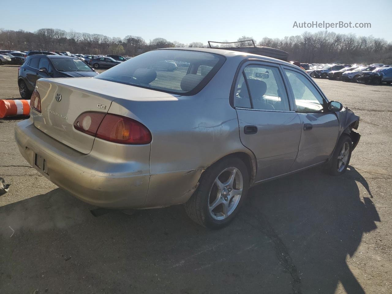 2002 Toyota Corolla Ce Желто-коричневый vin: 2T1BR12E62C546534