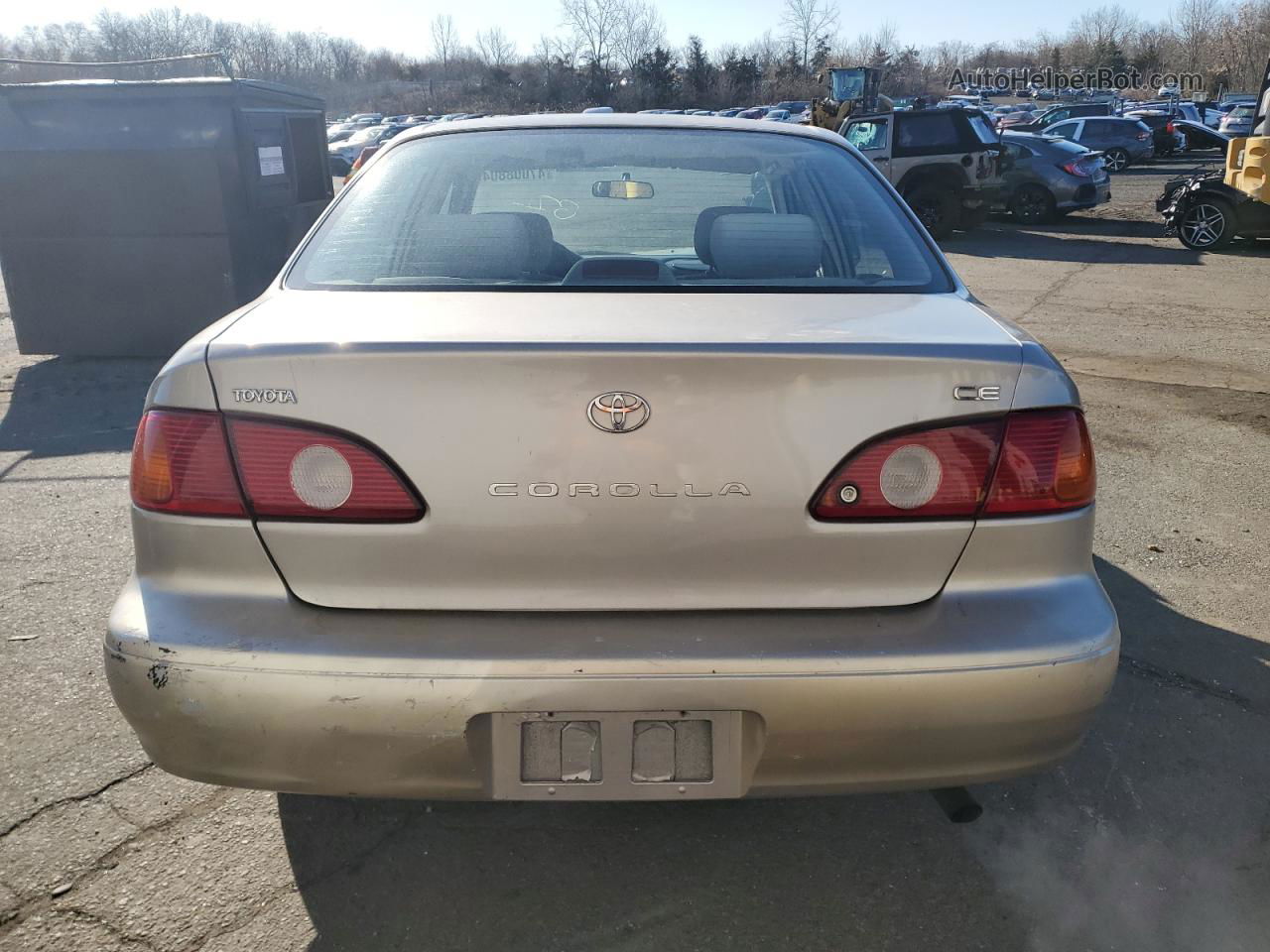 2002 Toyota Corolla Ce Tan vin: 2T1BR12E62C546534