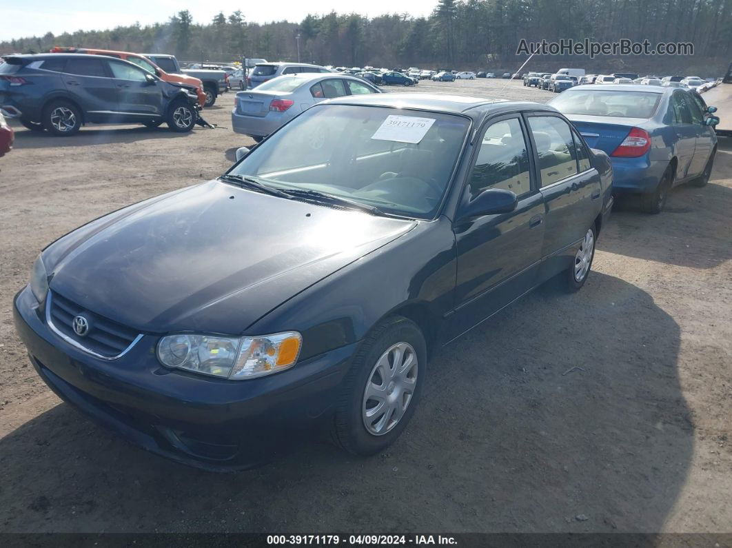 2002 Toyota Corolla Le Black vin: 2T1BR12E62C570882