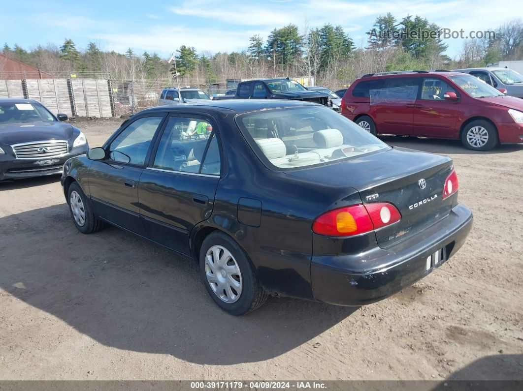 2002 Toyota Corolla Le Black vin: 2T1BR12E62C570882