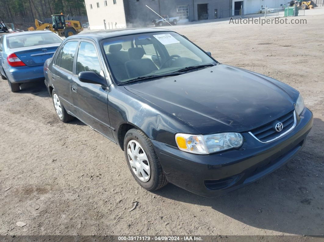 2002 Toyota Corolla Le Black vin: 2T1BR12E62C570882