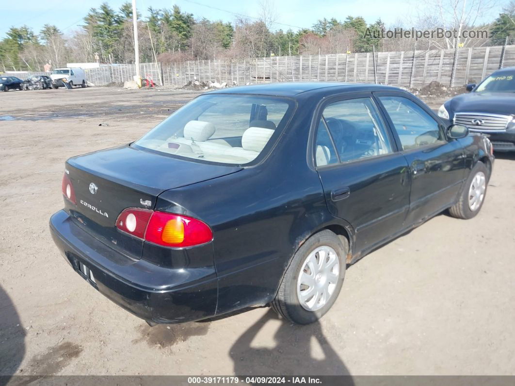 2002 Toyota Corolla Le Black vin: 2T1BR12E62C570882