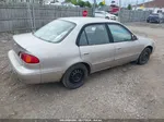 2002 Toyota Corolla Le Beige vin: 2T1BR12E62C574852