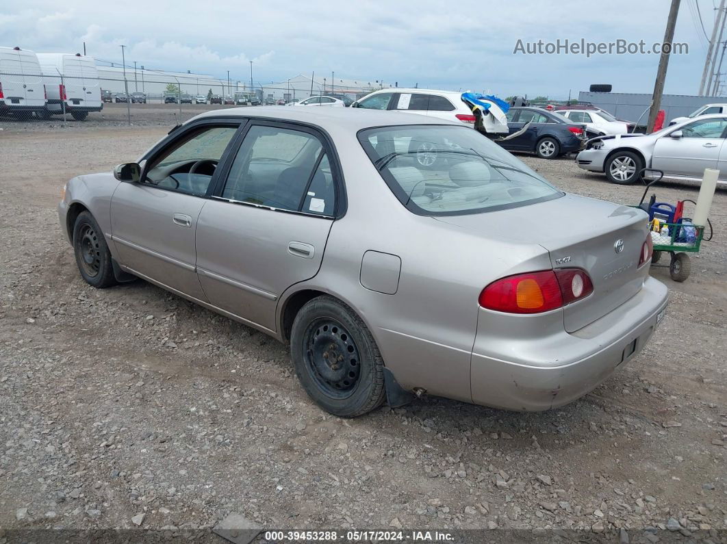 2002 Toyota Corolla Le Beige vin: 2T1BR12E62C574852