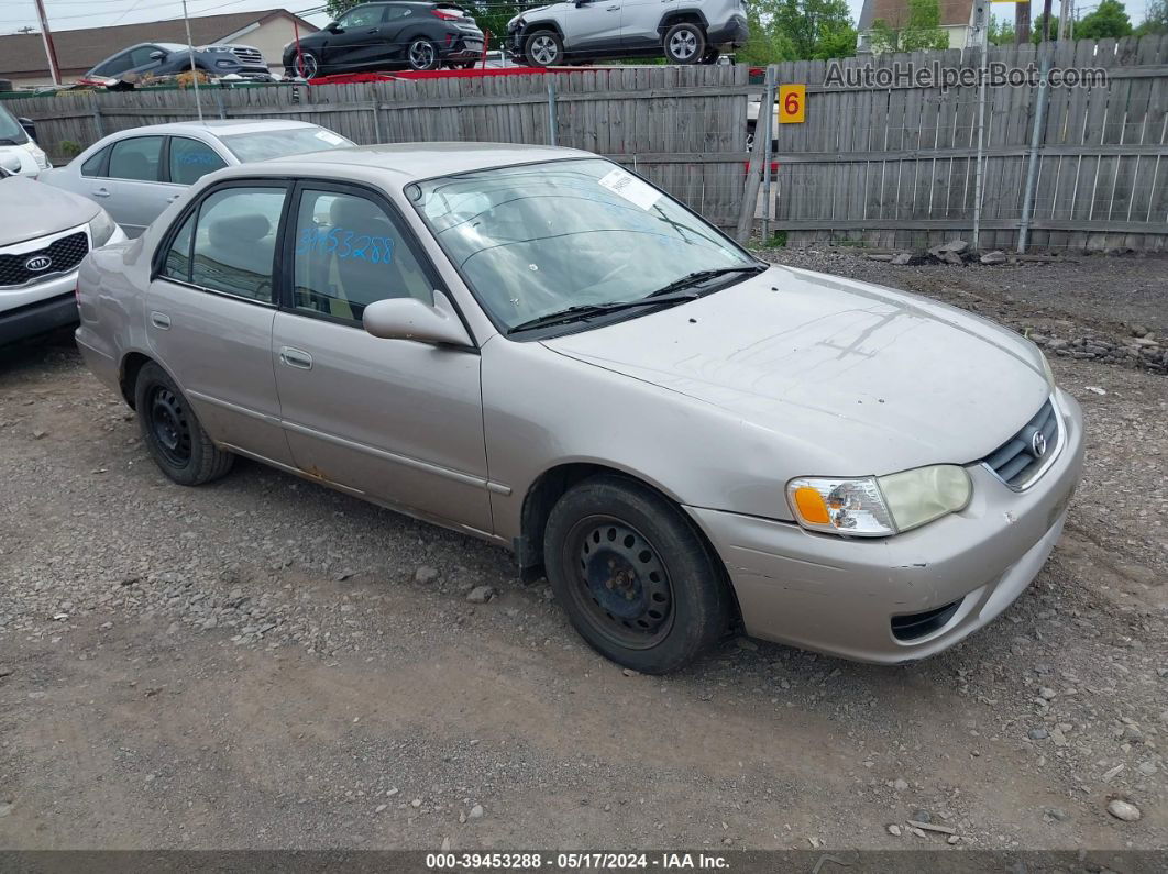 2002 Toyota Corolla Le Beige vin: 2T1BR12E62C574852