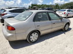 2002 Toyota Corolla Ce Silver vin: 2T1BR12E72C558370