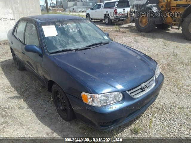 2002 Toyota Corolla Ce/s/le Синий vin: 2T1BR12E82C523868