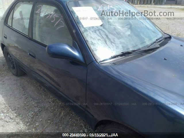 2002 Toyota Corolla Ce/s/le Blue vin: 2T1BR12E82C523868