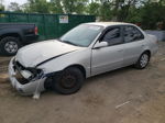 2002 Toyota Corolla Ce Серебряный vin: 2T1BR12E82C563996