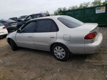 2002 Toyota Corolla Ce Silver vin: 2T1BR12E82C563996