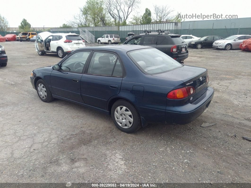 2002 Toyota Corolla S Blue vin: 2T1BR12E82C579275