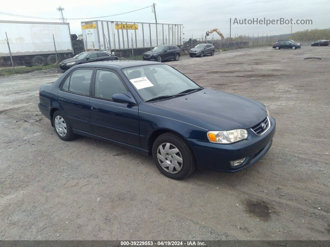 2002 Toyota Corolla S Blue vin: 2T1BR12E82C579275