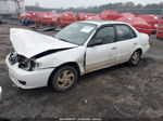 2002 Toyota Corolla Le White vin: 2T1BR12EX2C557312