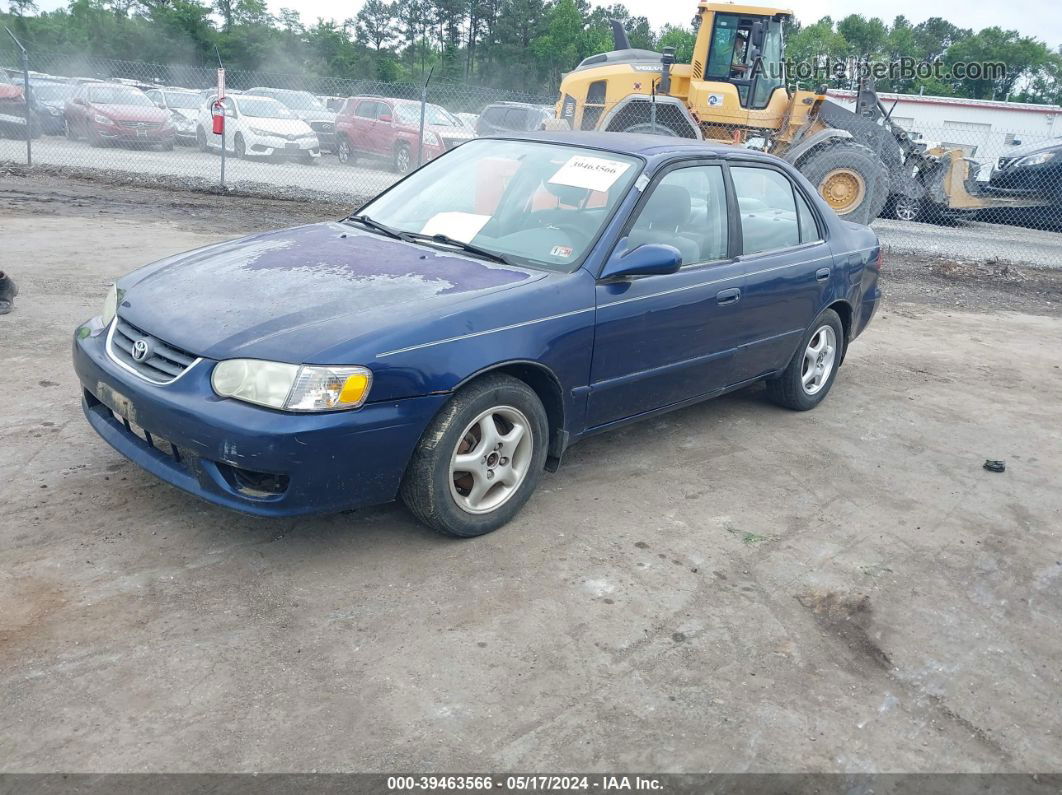 2002 Toyota Corolla Le Blue vin: 2T1BR18E22C525414