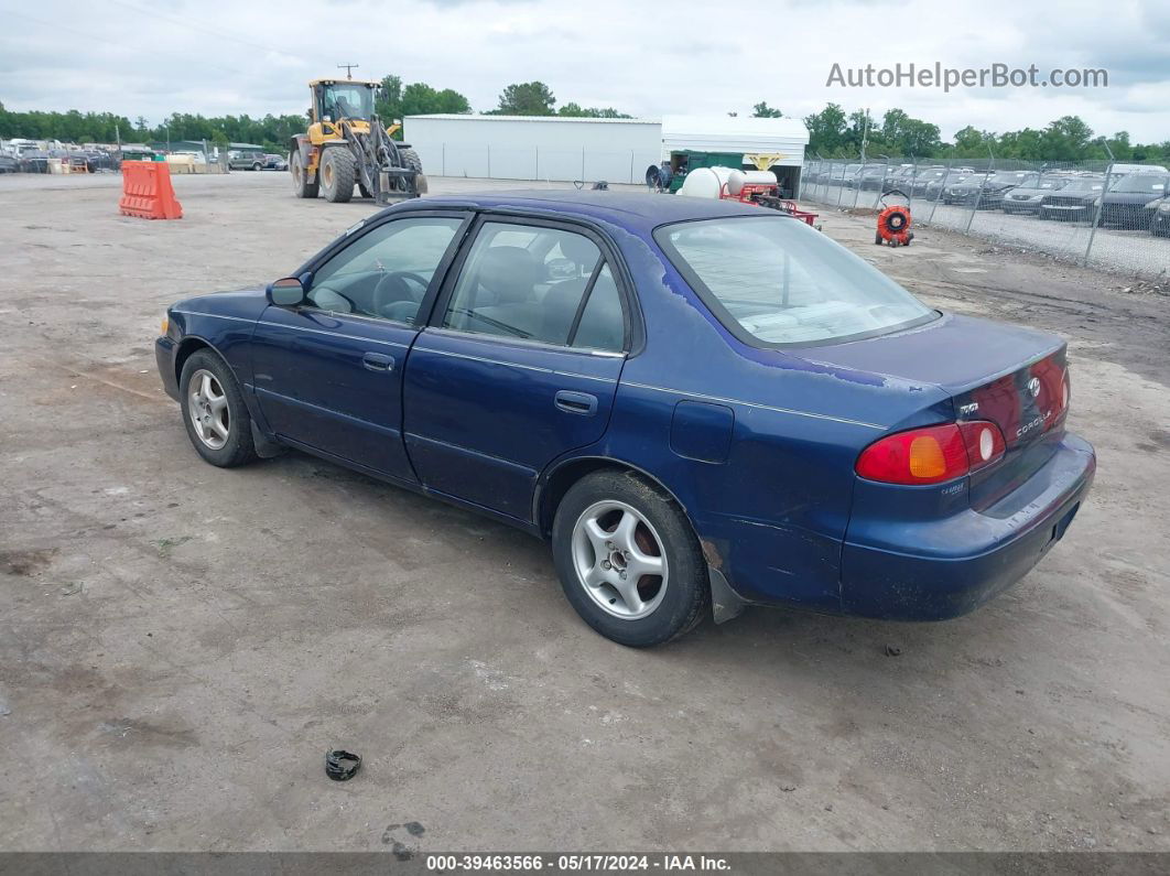 2002 Toyota Corolla Le Blue vin: 2T1BR18E22C525414