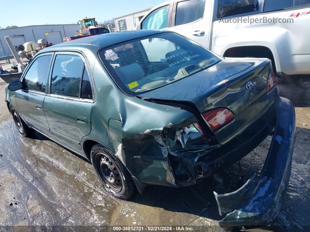 2002 Toyota Corolla Le Green vin: 2T1BR18E52C559072