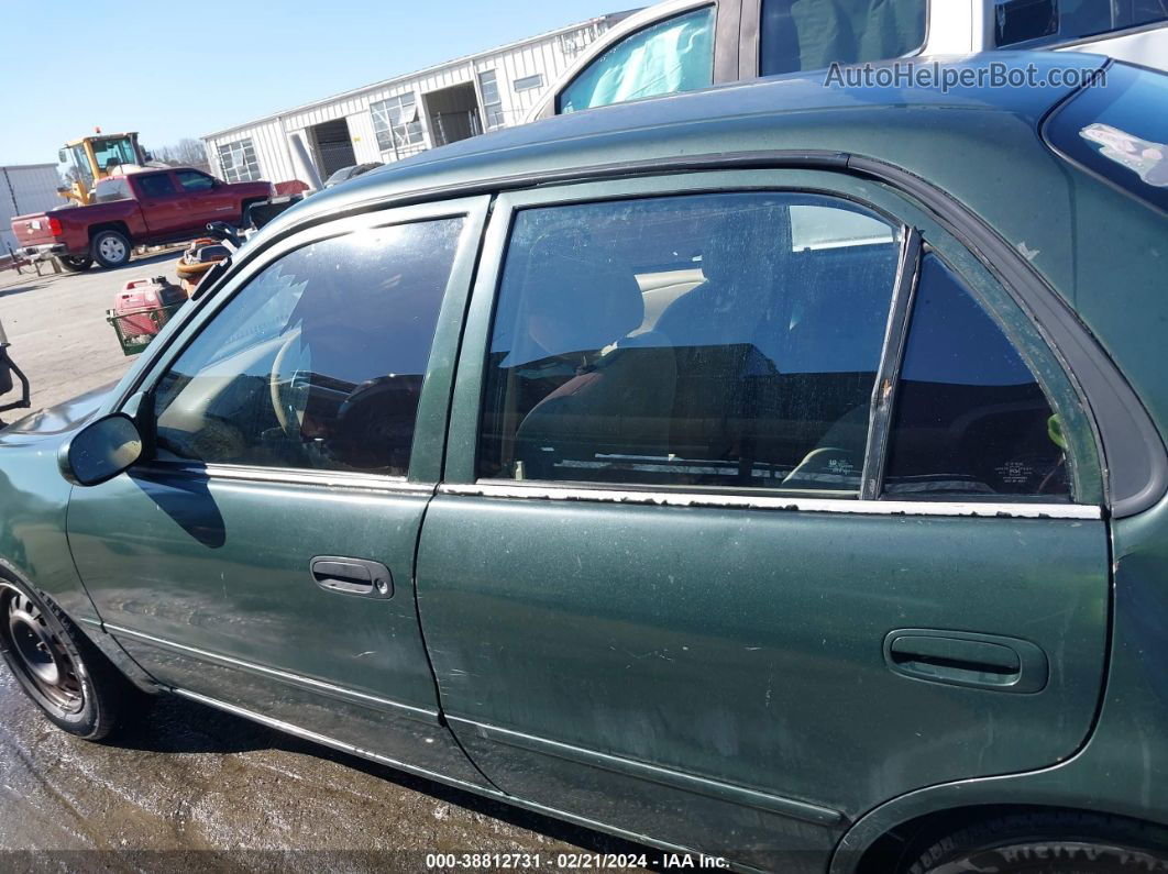 2002 Toyota Corolla Le Green vin: 2T1BR18E52C559072