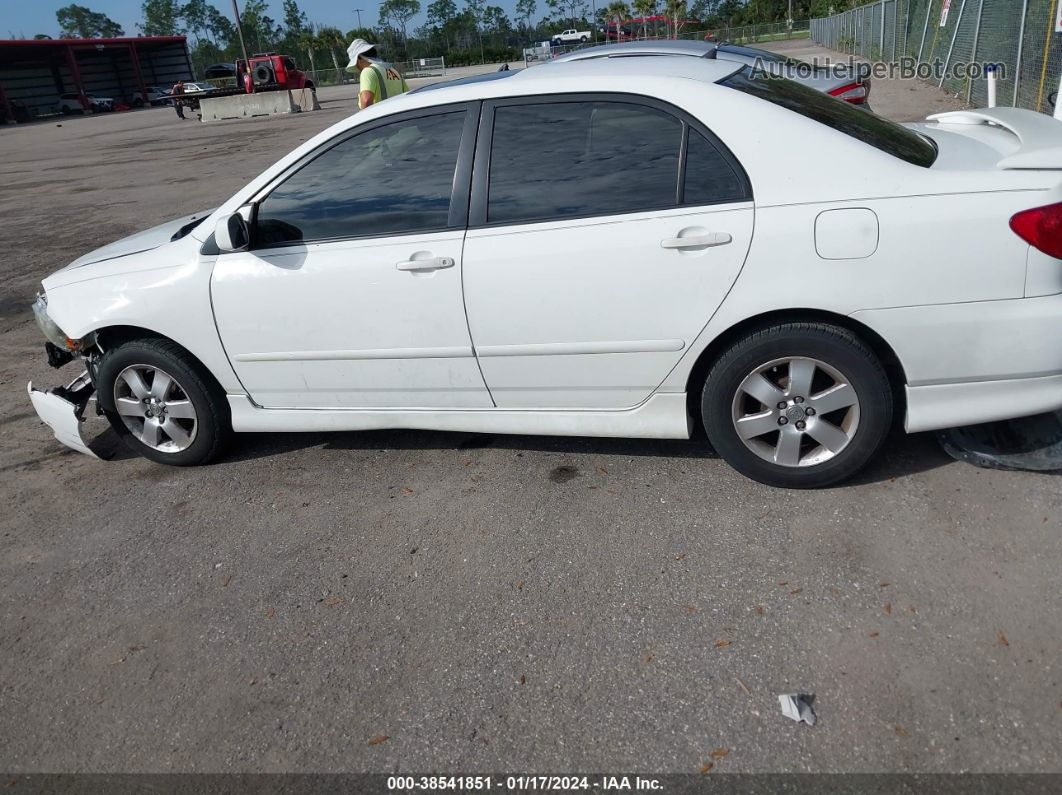 2005 Toyota Corolla S White vin: 2T1BR30E05C489847