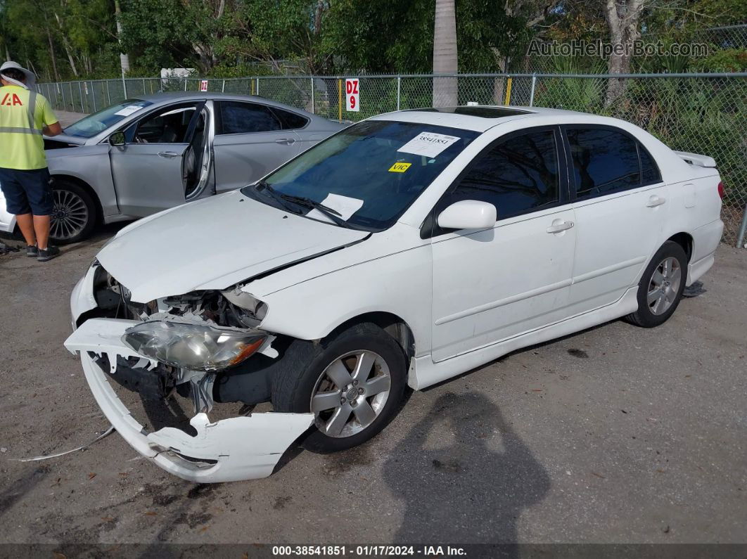 2005 Toyota Corolla S White vin: 2T1BR30E05C489847