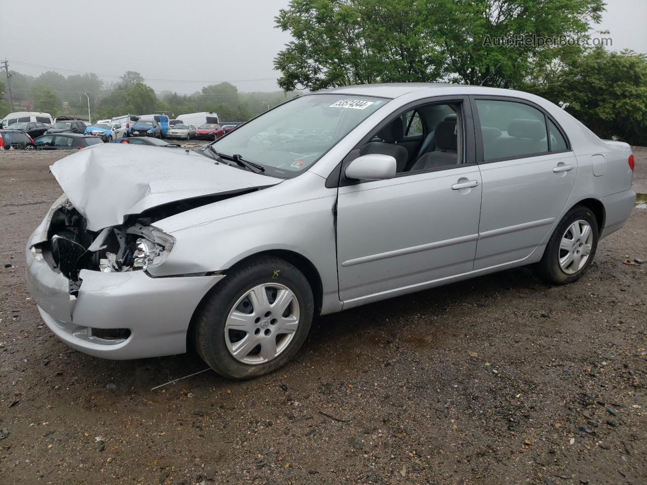 2005 Toyota Corolla Ce Silver vin: 2T1BR30E15C368549