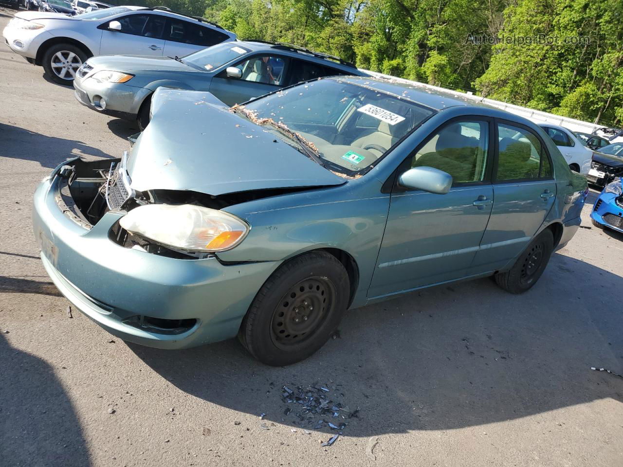 2005 Toyota Corolla Ce Teal vin: 2T1BR30E15C448563