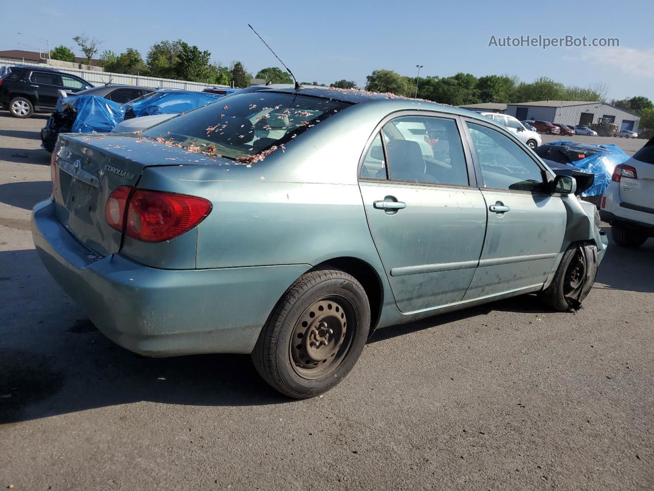 2005 Toyota Corolla Ce Teal vin: 2T1BR30E15C448563