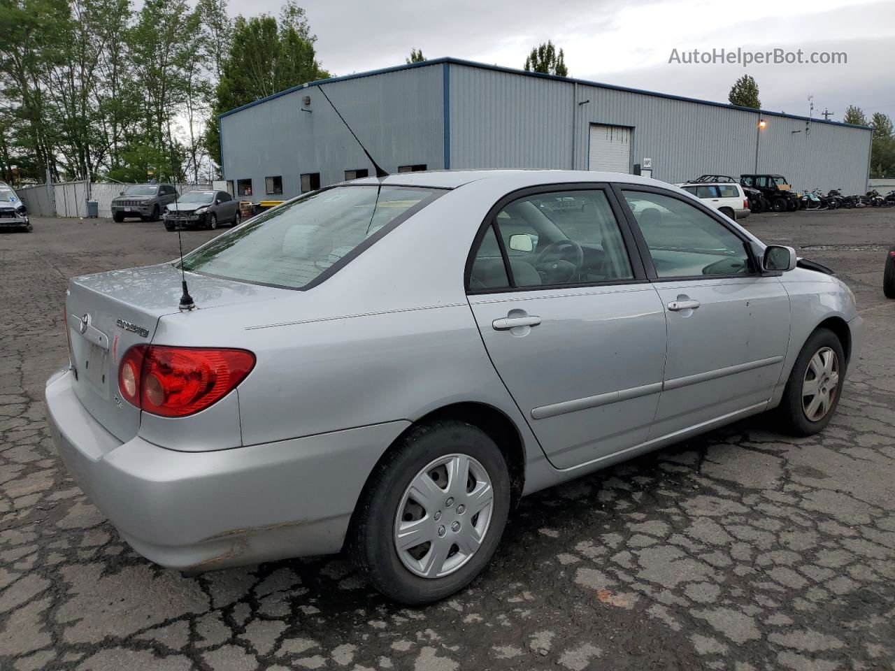 2008 Toyota Corolla Ce Silver vin: 2T1BR30E28C895259