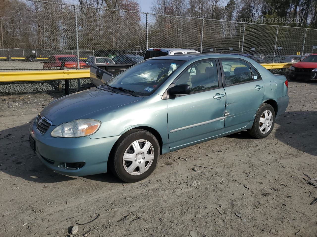 2005 Toyota Corolla Ce Green vin: 2T1BR30E35C455126