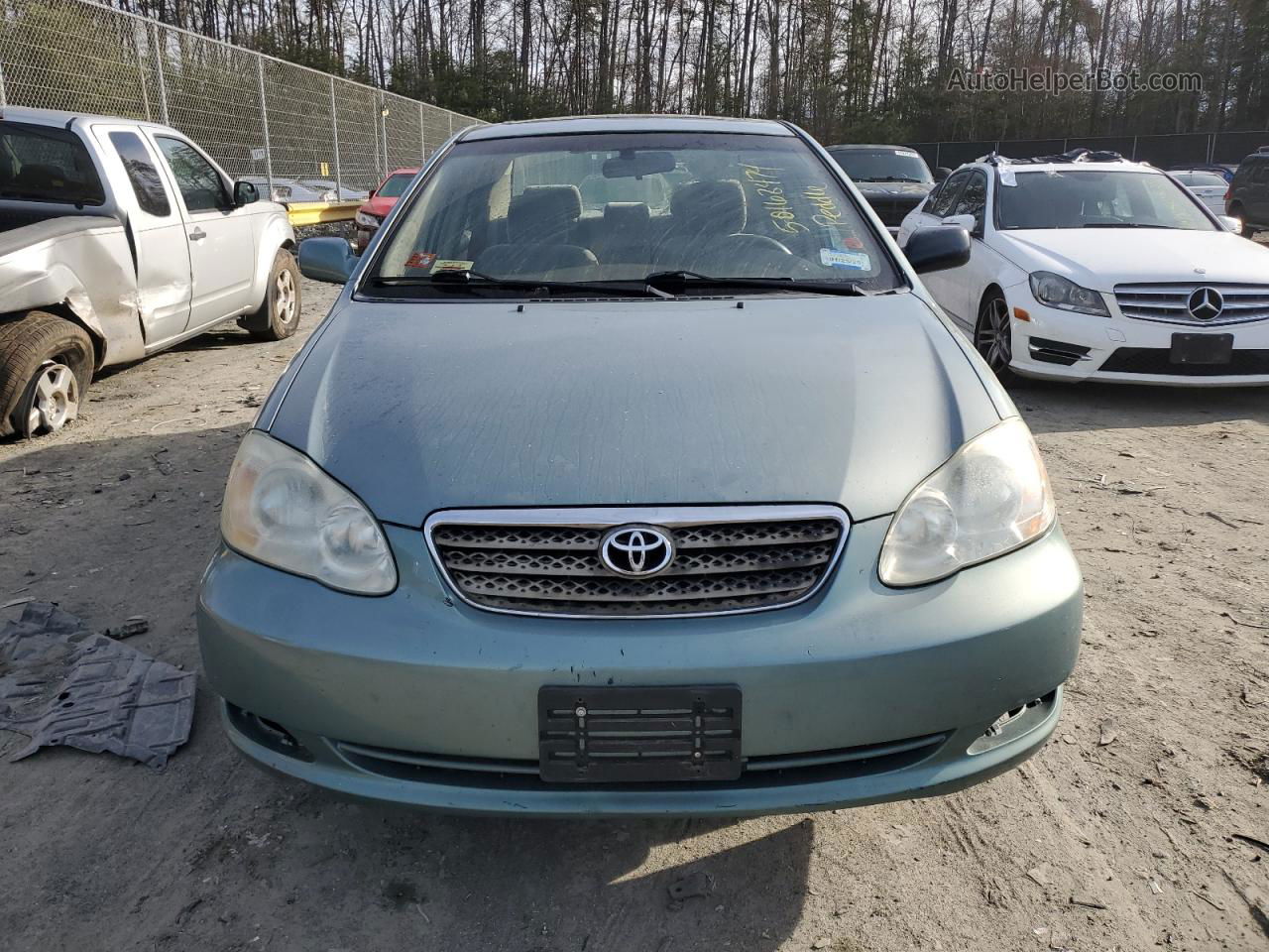 2005 Toyota Corolla Ce Green vin: 2T1BR30E35C455126