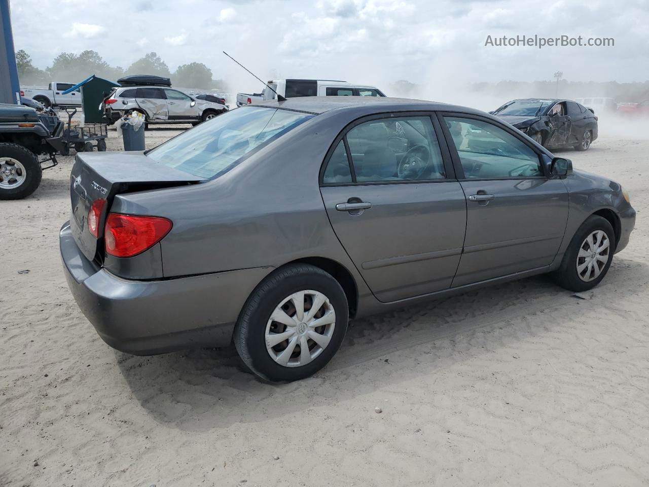 2005 Toyota Corolla Ce Gray vin: 2T1BR30E55C383474