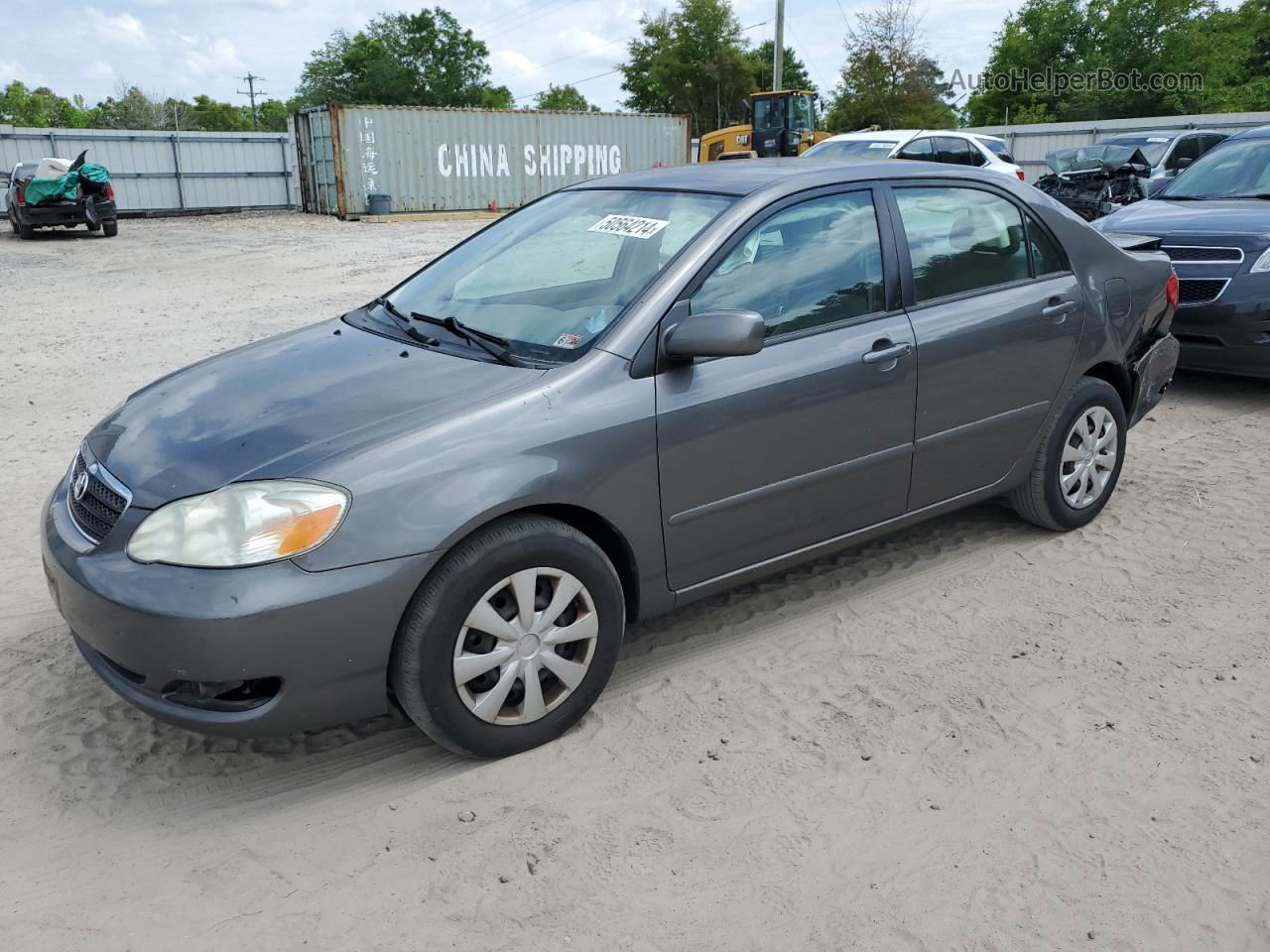 2005 Toyota Corolla Ce Gray vin: 2T1BR30E55C383474