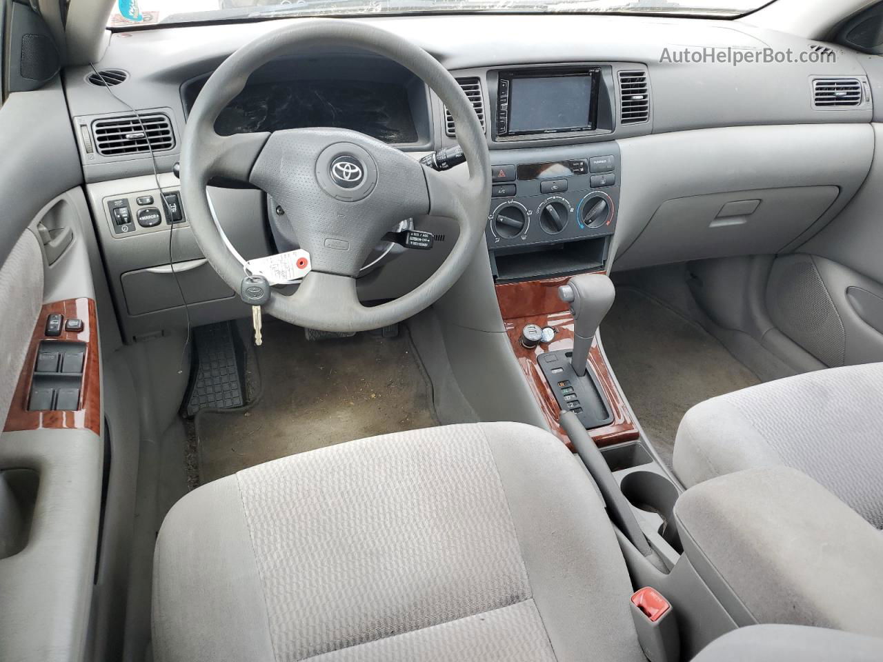 2005 Toyota Corolla Ce Gray vin: 2T1BR30E55C383474