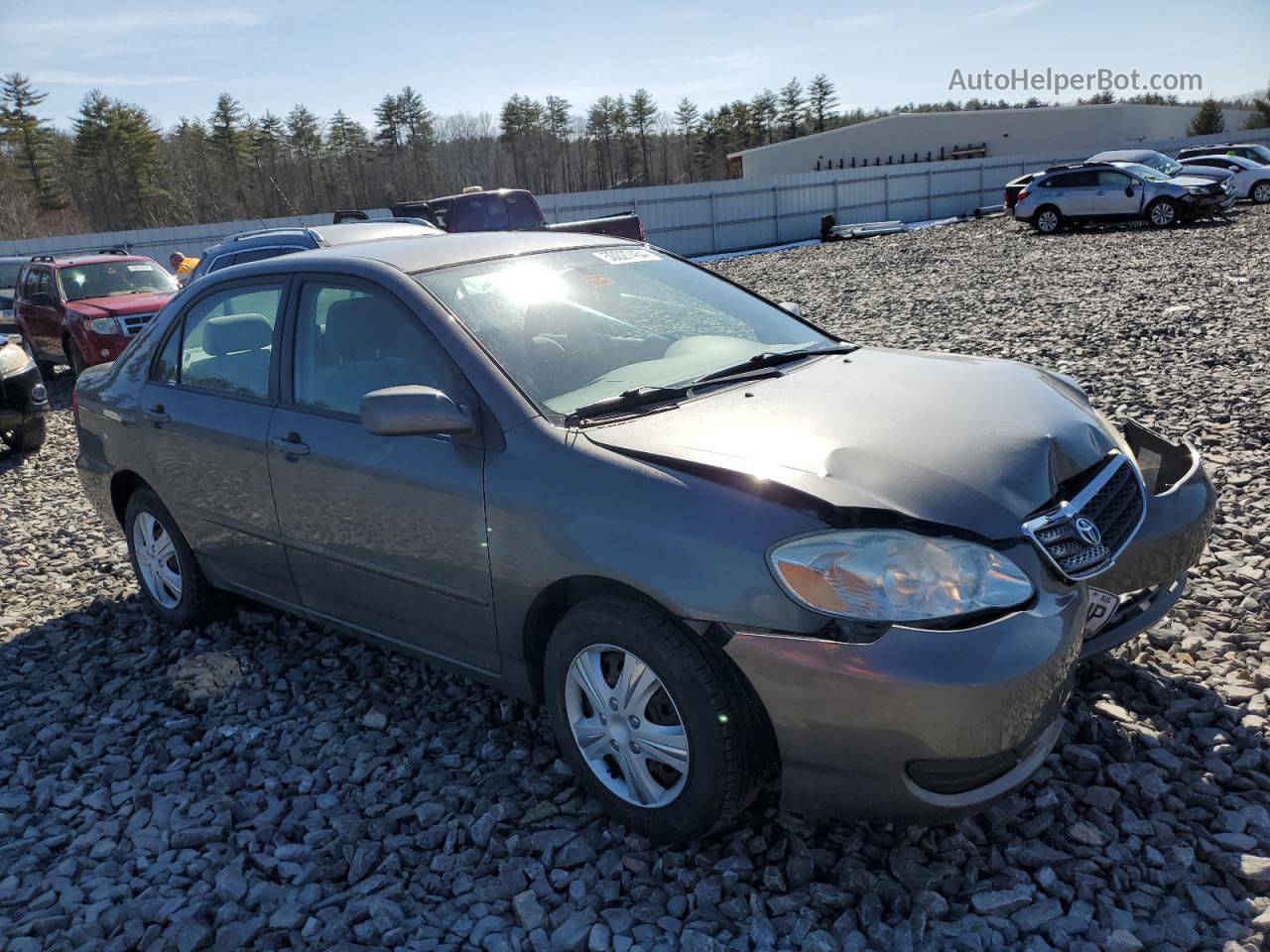 2007 Toyota Corolla Ce Серый vin: 2T1BR30E77C720164