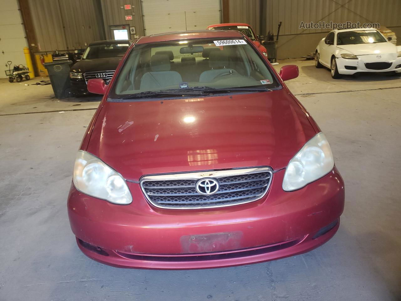 2005 Toyota Corolla Ce Red vin: 2T1BR30E85C346449