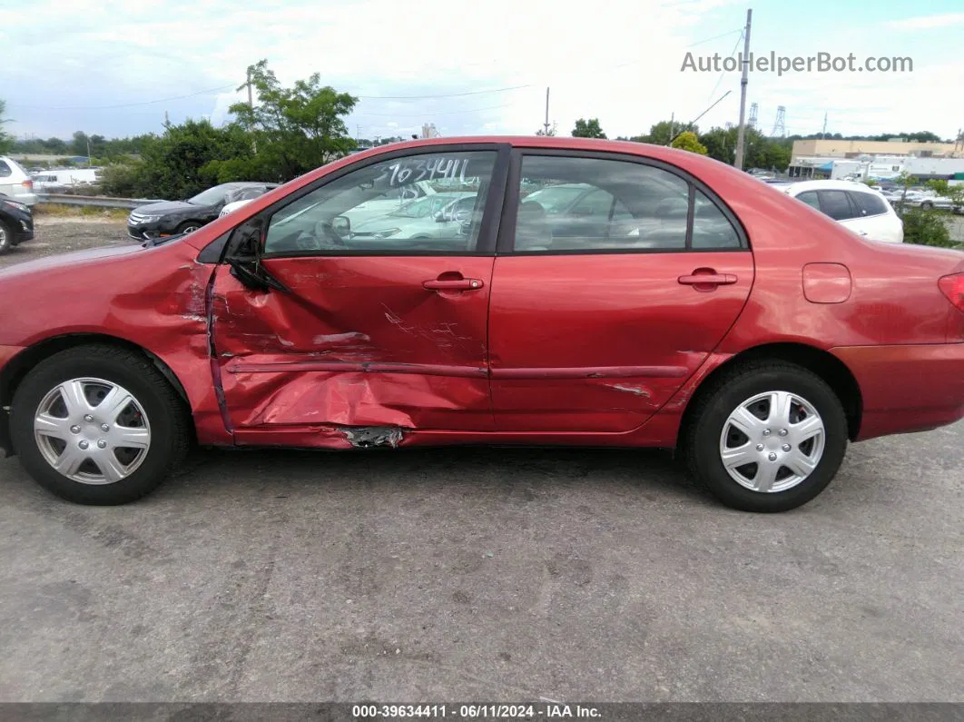 2005 Toyota Corolla Le Red vin: 2T1BR30E95C465336