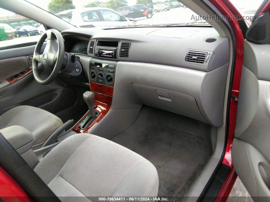 2005 Toyota Corolla Le Red vin: 2T1BR30E95C465336