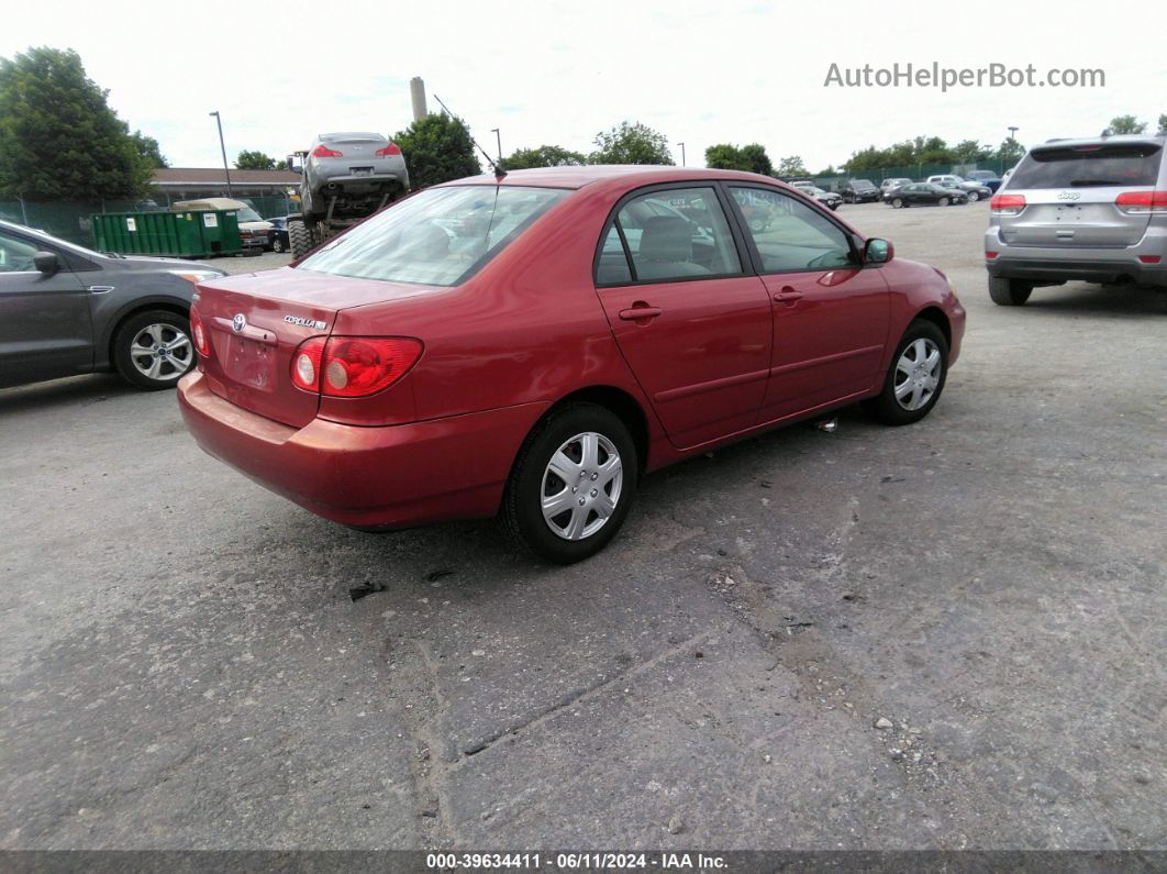 2005 Toyota Corolla Le Red vin: 2T1BR30E95C465336