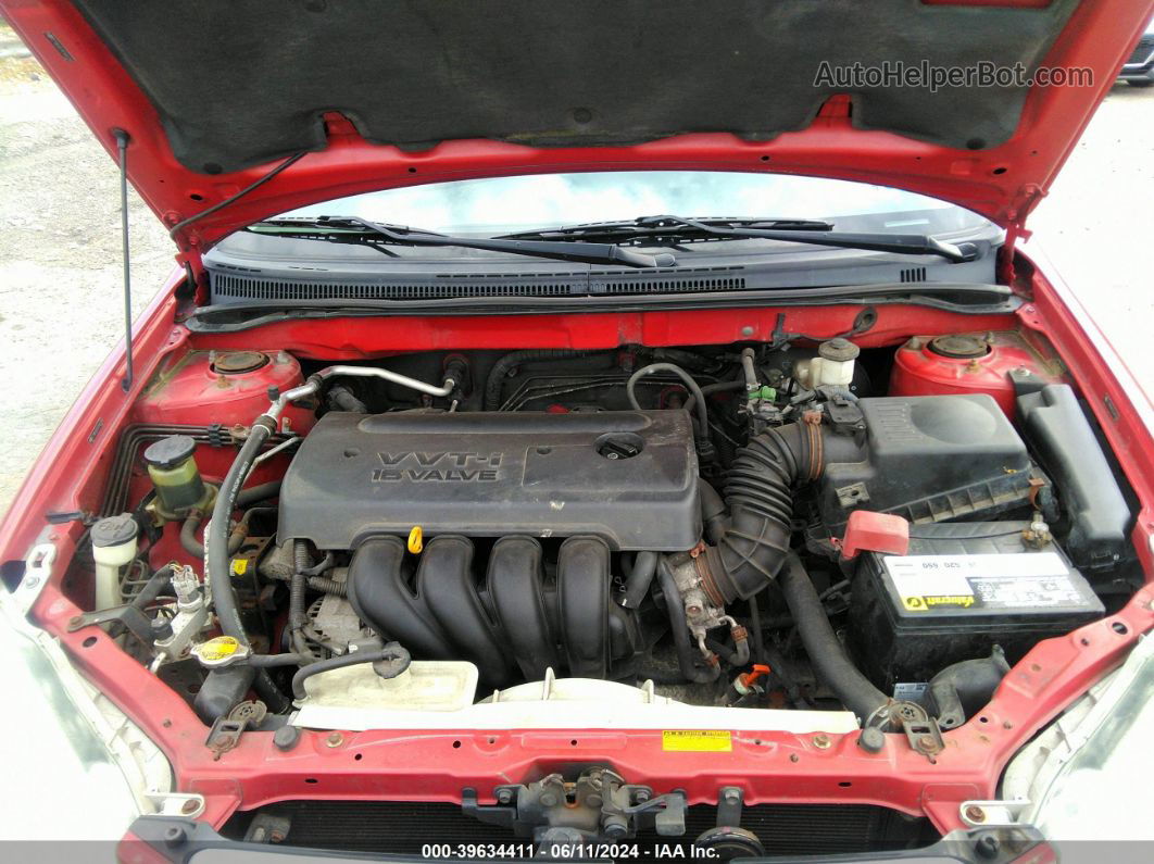 2005 Toyota Corolla Le Red vin: 2T1BR30E95C465336