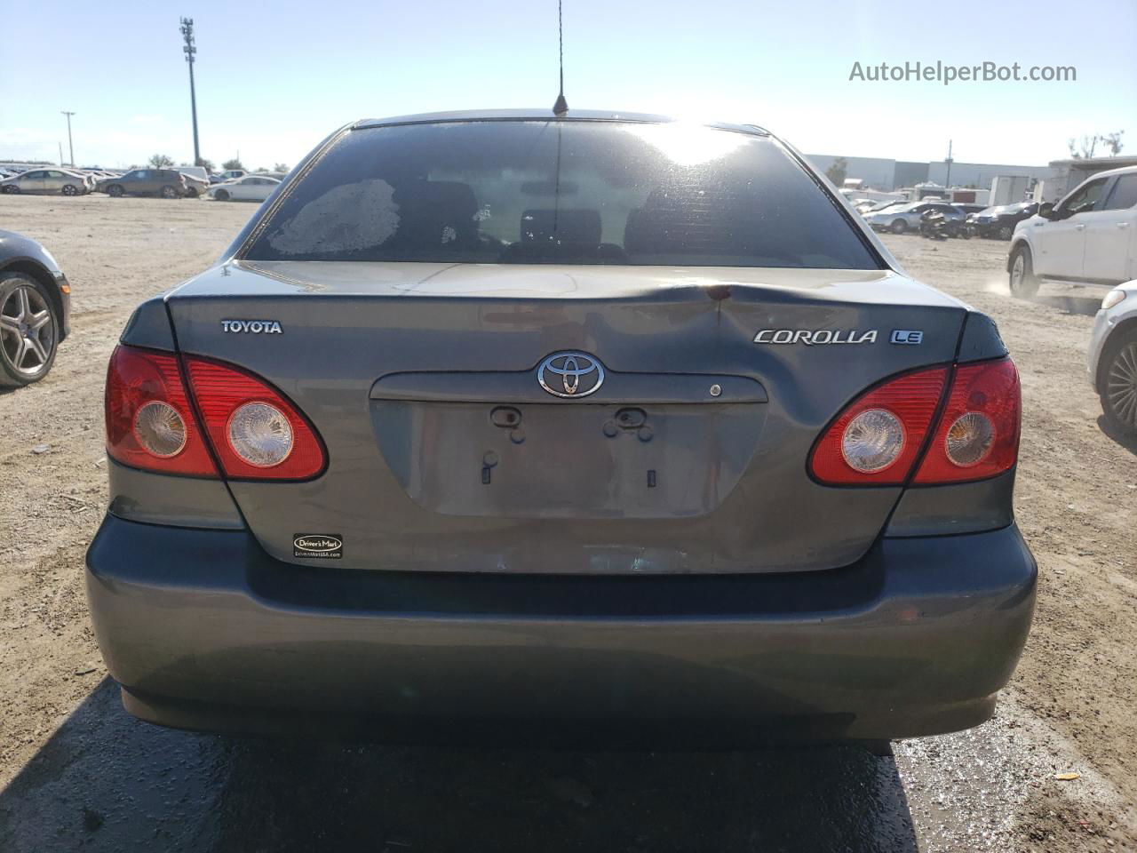 2008 Toyota Corolla Ce Gray vin: 2T1BR30EX8C887913