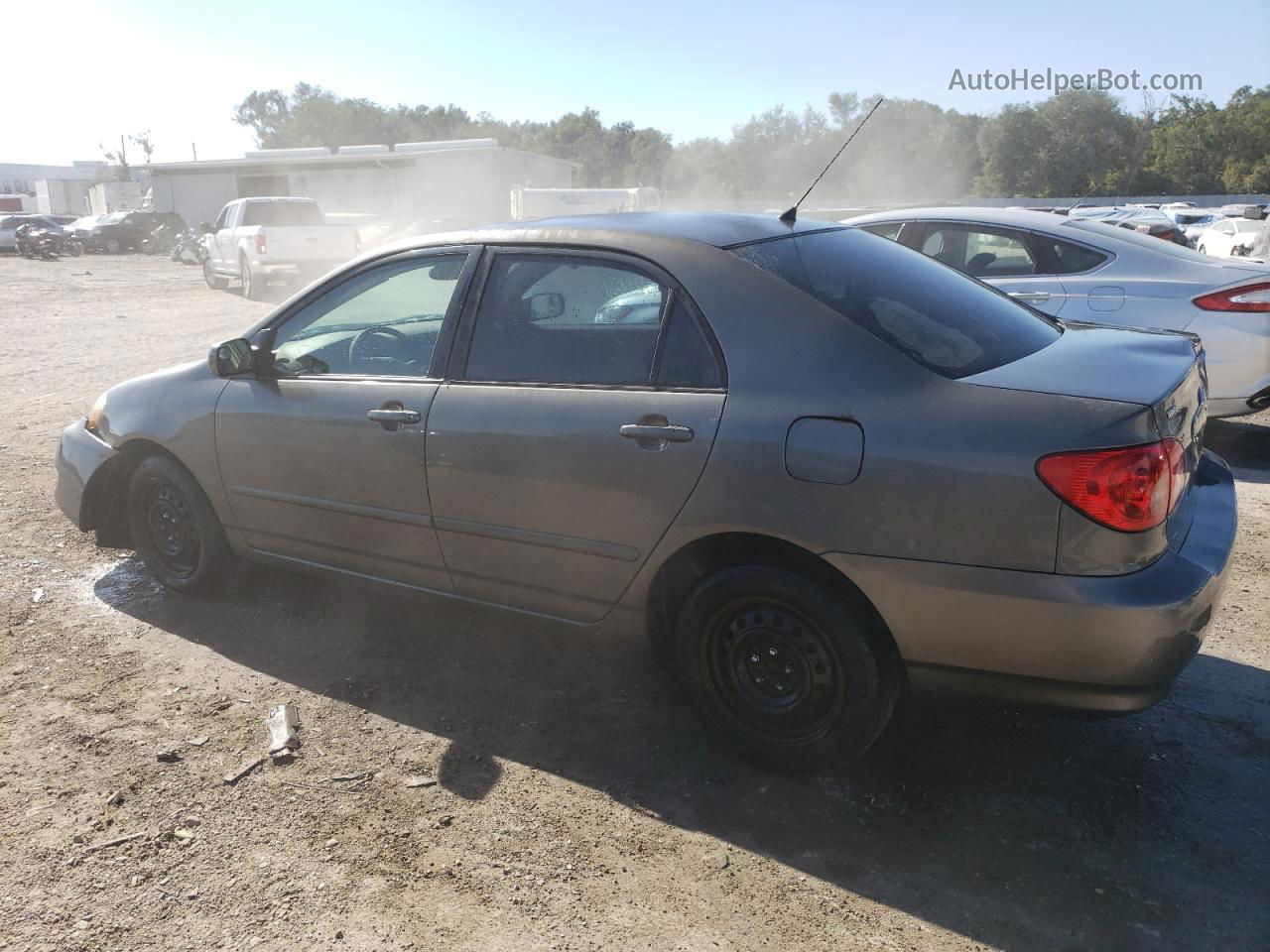 2008 Toyota Corolla Ce Gray vin: 2T1BR30EX8C887913