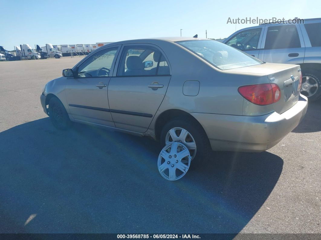 2004 Toyota Corolla Ce Tan vin: 2T1BR32E04C175434