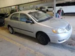 2004 Toyota Corolla Ce Silver vin: 2T1BR32E04C180231