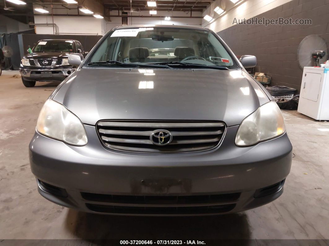 2004 Toyota Corolla Ce/s/le Gray vin: 2T1BR32E04C195117