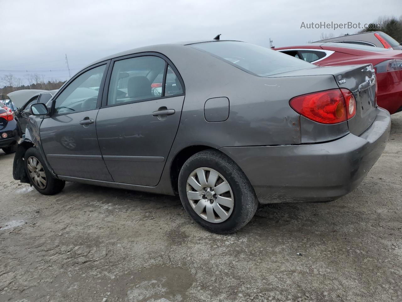 2004 Toyota Corolla Ce Серый vin: 2T1BR32E04C204639