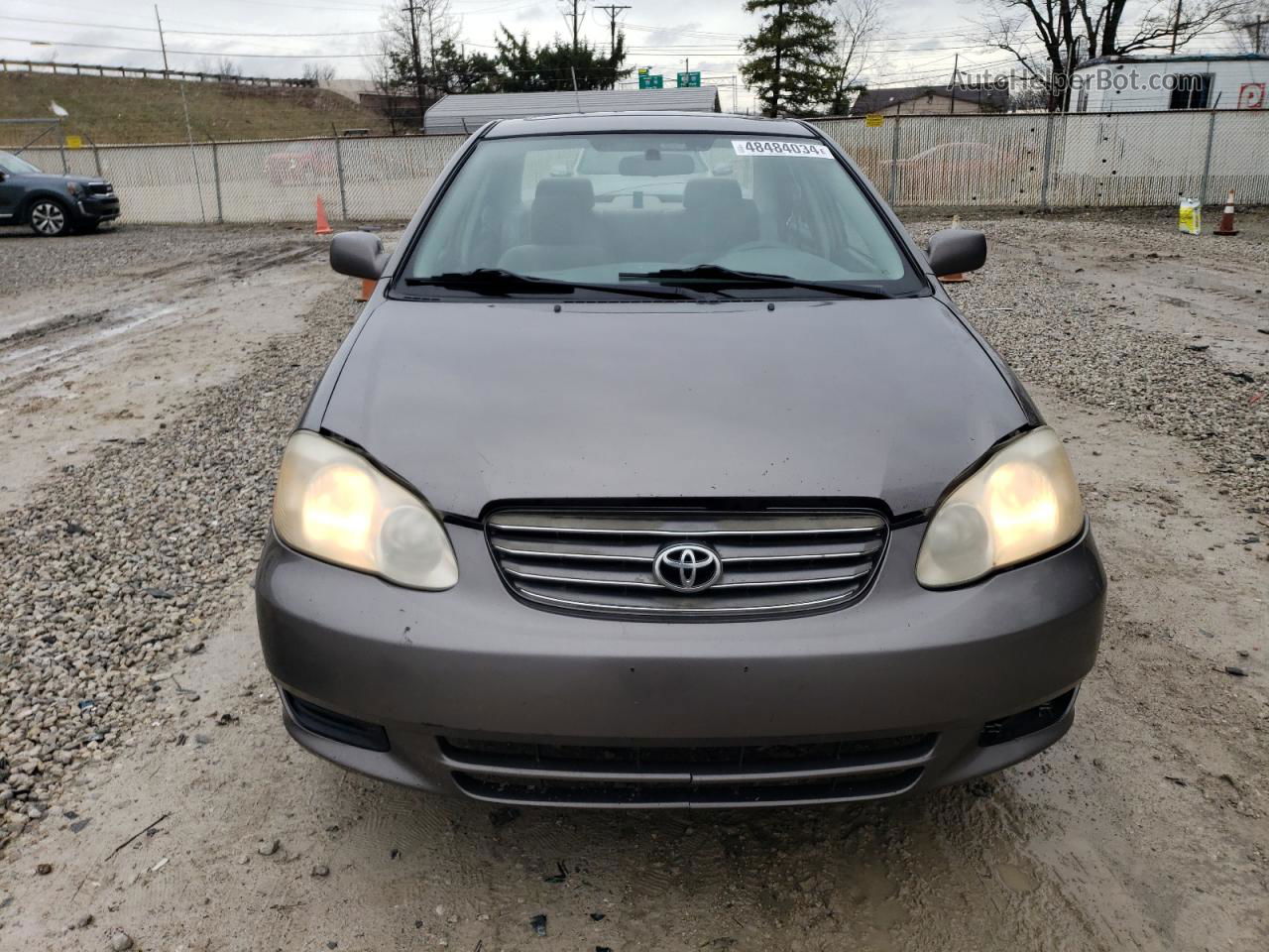 2004 Toyota Corolla Ce Gray vin: 2T1BR32E04C245157